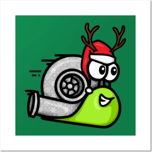 Turbo Snail - Dasher (winter) Posters and Art